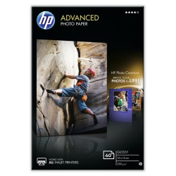 HP Advanced Glossy photo paper Black,Blue,White Gloss