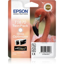 Epson Flamingo Twinpack Gloss Optimizer T0870 Ultra Gloss High-Gloss 2