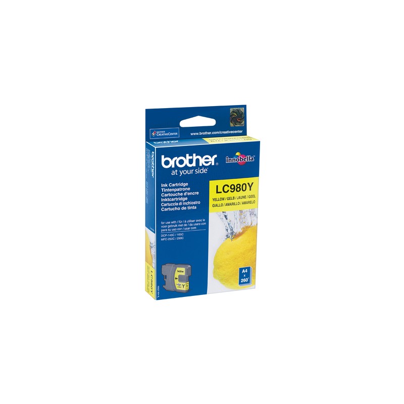 Brother LC-980Y ink cartridge Original Yellow 1 pc(s)