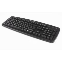 Kensington ValuKeyboard keyboard USB + PS/2 AZERTY Belgian Black