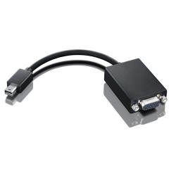 Lenovo 0A36536 cable interface/gender adapter mini-DisplayPort VGA Black