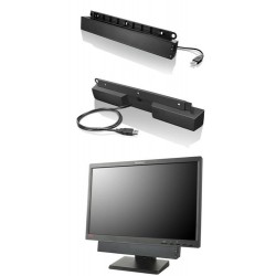 Lenovo USB Soundbar soundbar speaker 2.0 channels 2.5 W Black