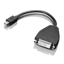 Lenovo 0B47090 cable interface/gender adapter Mini-DisplayPort SL-DVI Black