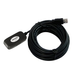 Eminent EM1020 USB cable 10 m 2.0 USB A Black