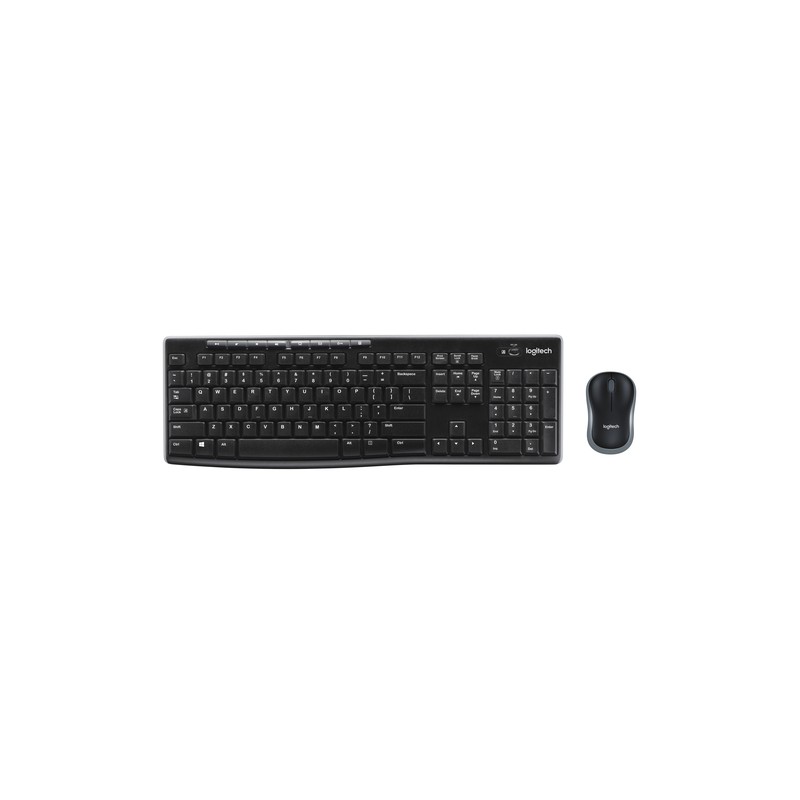 Logitech MK270 keyboard RF Wireless QWERTY UK English Black