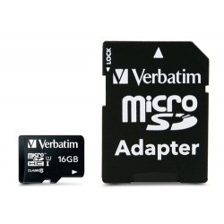 MICRO SDHC 16GB - CLASS 10 Adapt