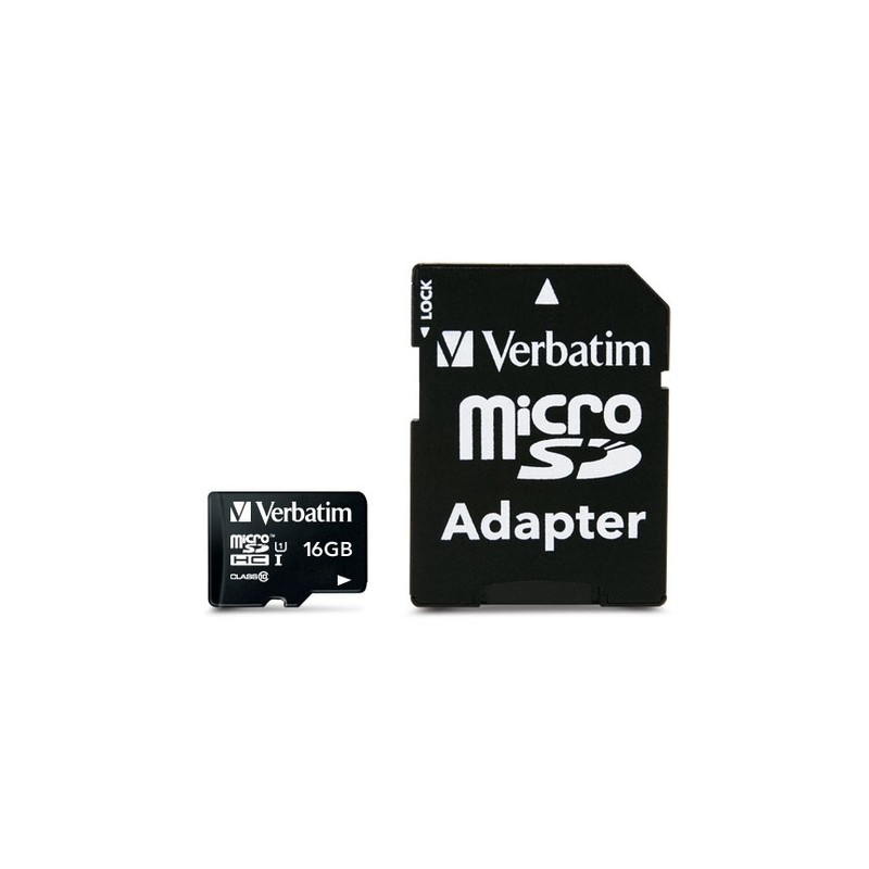 MICRO SDHC 16GB - CLASS 10 Adapt