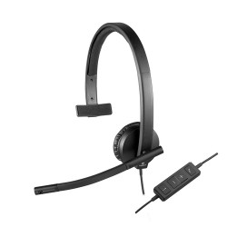 Logitech H570e headset Head-band Monaural Black