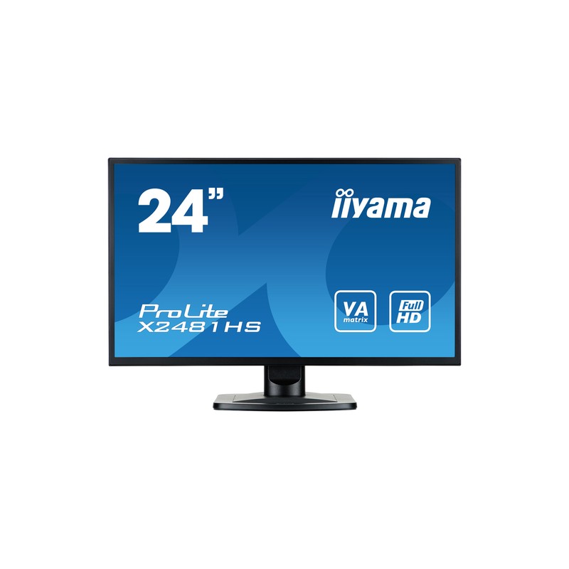 iiyama ProLite X2481HS-B1 LED display 59.9 cm (23.6") Full HD Flat Matt Black