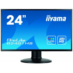 iiyama ProLite XB2481HS-B1 LED display 59.9 cm (23.6") Full HD Flat Matt Black