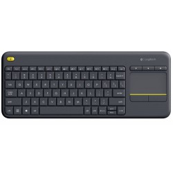 Logitech K400 Plus keyboard RF Wireless QWERTZ German Black
