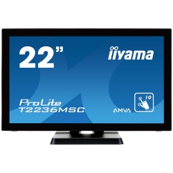 iiyama ProLite T2236MSC-B2 touch screen monitor 54.6 cm (21.5") 1920 x 1080 pixels Multi-touch