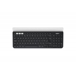 Logitech K780 keyboard RF Wireless + Bluetooth QWERTZ Swiss Grey,White