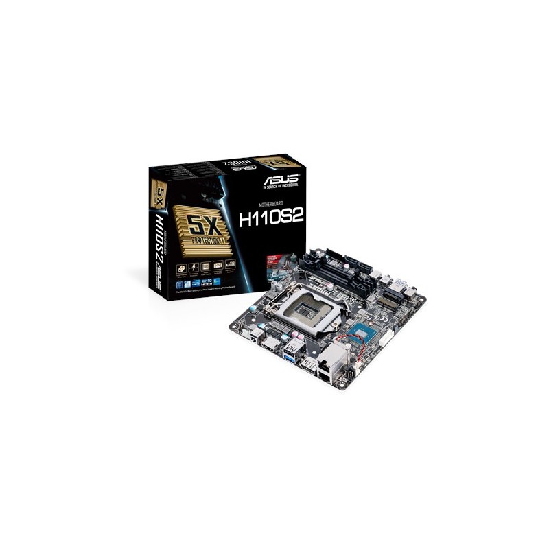 ASUS H110S2 motherboard LGA 1151 (Socket H4) Mini-STX Intel® H110
