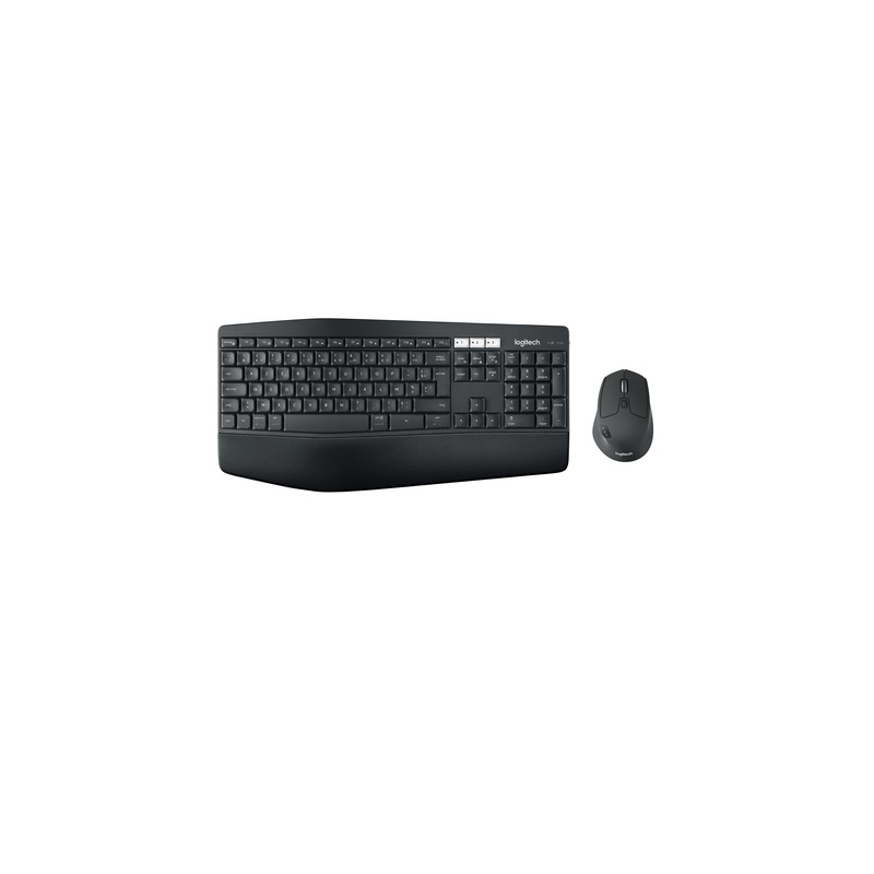 Logitech MK850 keyboard RF Wireless + Bluetooth AZERTY Belgian Black