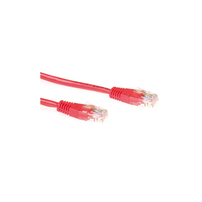 Ewent 1.0m Cat5e UTP networking cable 1 m U/UTP (UTP) Red