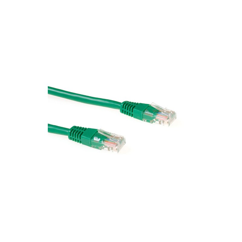 Ewent 0.5m Cat5e UTP networking cable U/UTP (UTP) Green