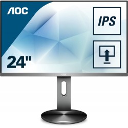 AOC Pro-line I2490PXQU/BT computer monitor 60.5 cm (23.8") 1920 x 1080 pixels Full HD LED Flat Grey