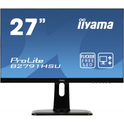 iiyama ProLite B2791HSU-B1/27" TN 1MS LED display 68.6 cm (27") 1920 x 1080 pixels Full HD Flat Matt Black