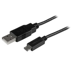 StarTech.com 0.5m Mobile Charge Sync USB to Slim Micro USB Cable for Smartphones and Tablets - A to Micro B