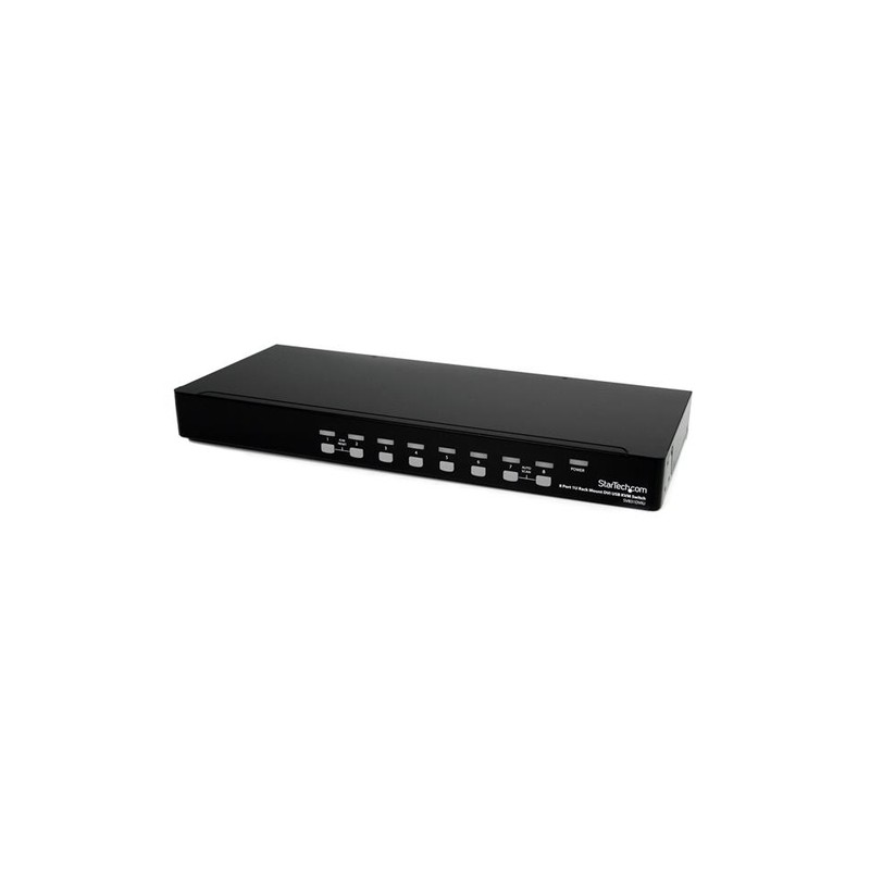 8 Port 1U Rackmount DVI USB KVM Switch