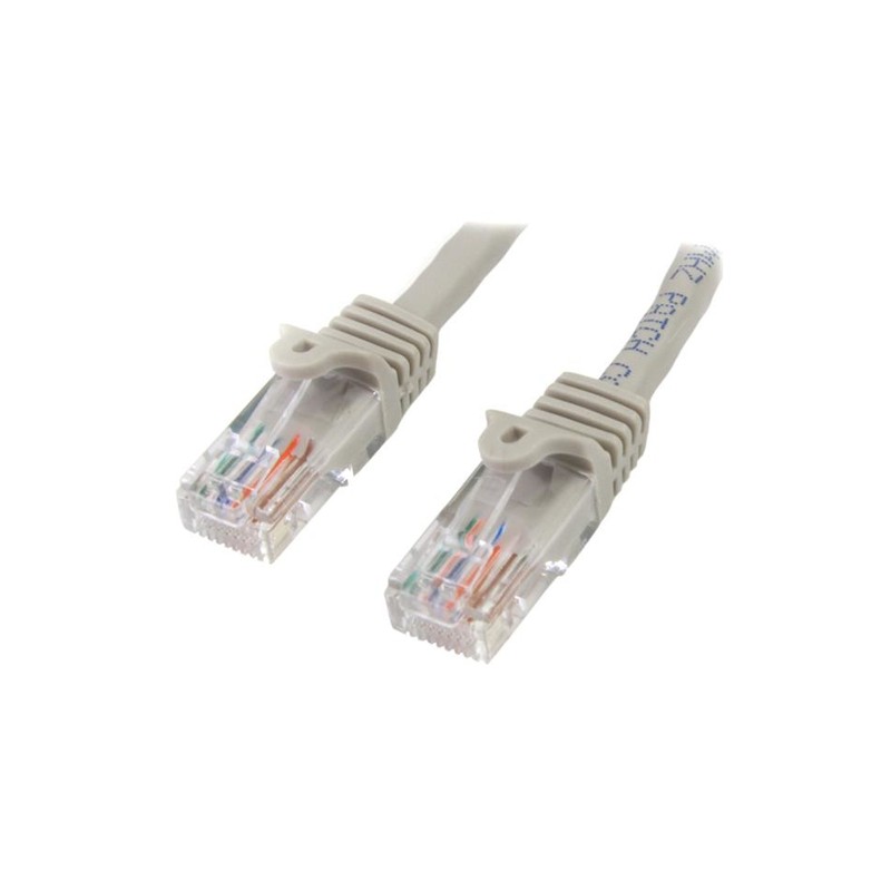 StarTech.com 45PAT50CMGR networking cable 0.5 m Cat5e U/UTP (UTP) Grey