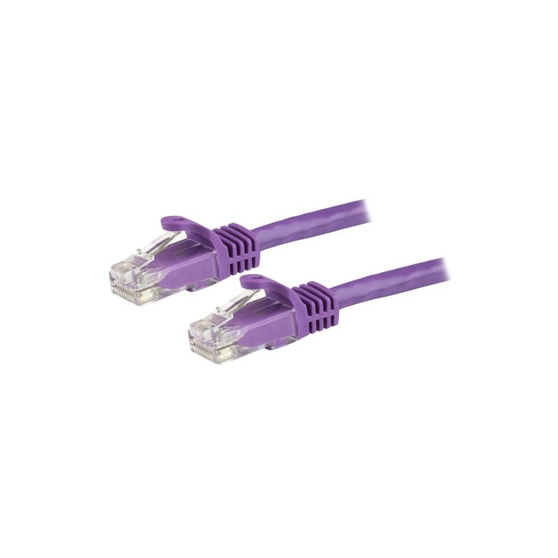 StarTech.com N6PATC1MPL networking cable 1 m Cat6 U/UTP (UTP) Purple