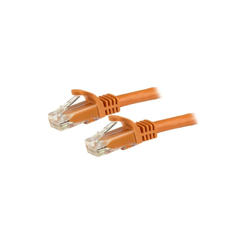 StarTech.com N6PATC50CMOR networking cable 0.5 m Cat6 U/UTP (UTP) Orange