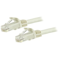 StarTech.com N6PATC50CMWH networking cable 0.5 m Cat6 U/UTP (UTP) White