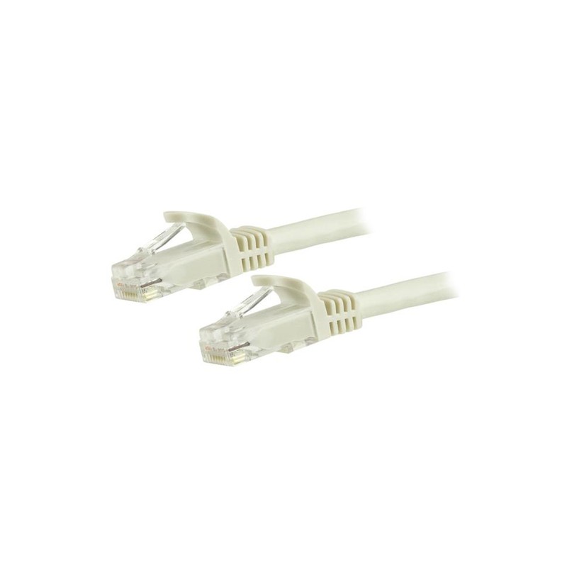 StarTech.com N6PATC50CMWH networking cable 0.5 m Cat6 U/UTP (UTP) White