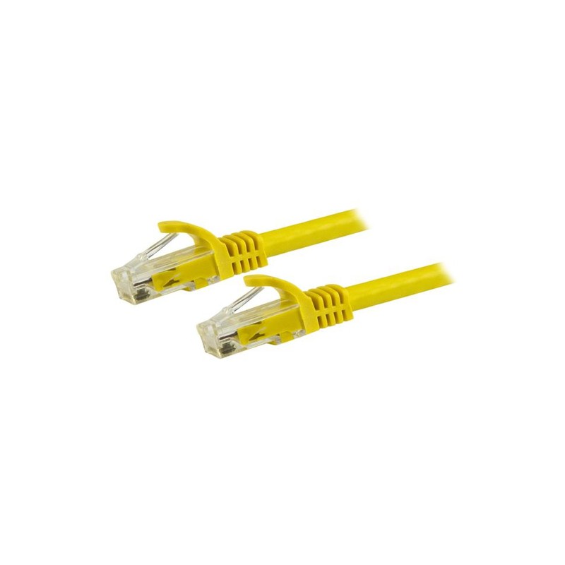 StarTech.com N6PATC50CMYL networking cable 0.5 m Cat6 U/UTP (UTP) Yellow