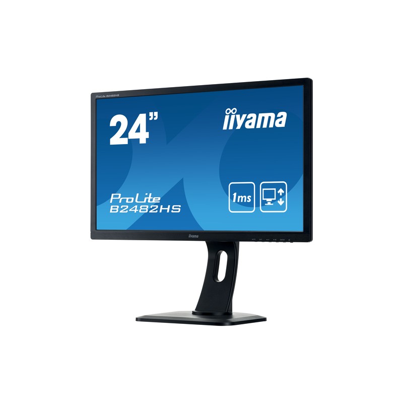 iiyama ProLite B2482HS-B1 computer monitor 61 cm (24") Full HD LED Flat Matt Black