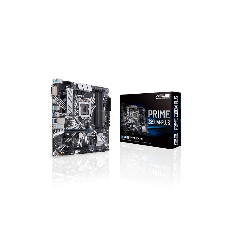ASUS PRIME Z390M-PLUS motherboard LGA 1151 (Socket H4) Micro ATX Intel Z390