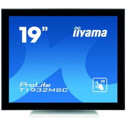 iiyama ProLite T1932MSC-W5AG touch screen monitor 48.3 cm (19") 1280 x 1024 pixels Black,White Multi-touch Multi-user