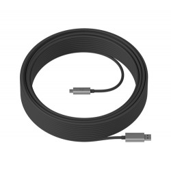 Logitech Strong USB cable 10 m 3.2 Gen 2 (3.1 Gen 2) USB A USB C Black