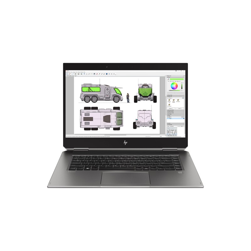 HP ZBook Studio x360 G5 Grey Mobile workstation 39.6 cm (15.6") 3840 x 2160 pixels Touchscreen 8th gen Intel® Core™ i9 i9-8950HK