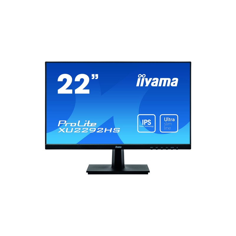 iiyama ProLite XU2292HS-B1 LED display 54.6 cm (21.5") 1920 x 1080 pixels Full HD Flat Black