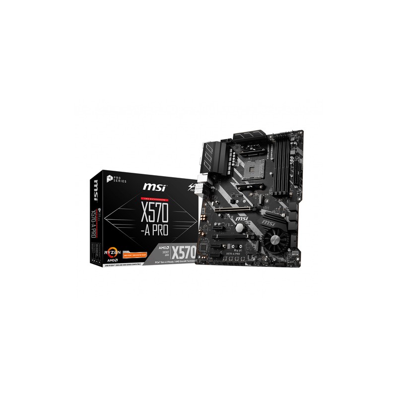 MSI X570-A PRO motherboard Socket AM4 ATX AMD X570
