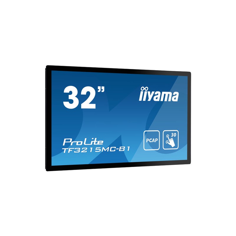 iiyama ProLite TF3215MC-B1 touch screen monitor 81.3 cm (32") 1920 x 1080 pixels Black Single-touch Kiosk