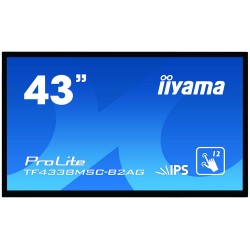 iiyama ProLite TF4338MSC-B2AG touch screen monitor 109.2 cm (43") 1920 x 1080 pixels Black Multi-touch Kiosk