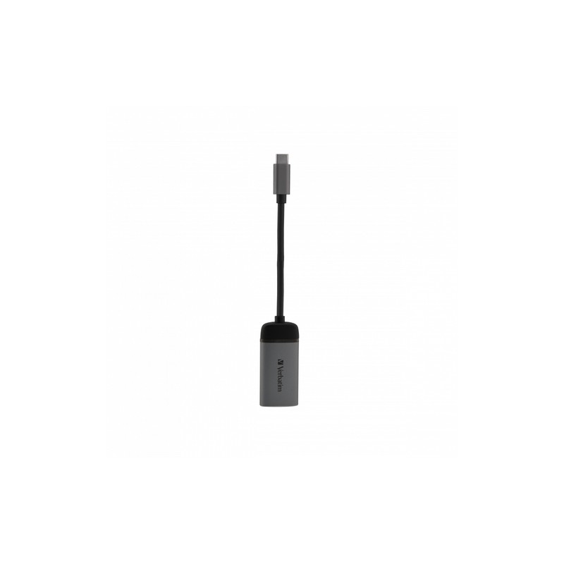 Verbatim 49143 video cable adapter 0.01 m USB C HDMI Black,Silver