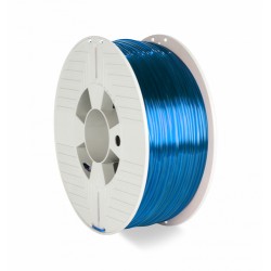 Verbatim 55064 3D printing material Polyethylene Terephthalate Glycol (PETG) Blue,Transparent 1 kg