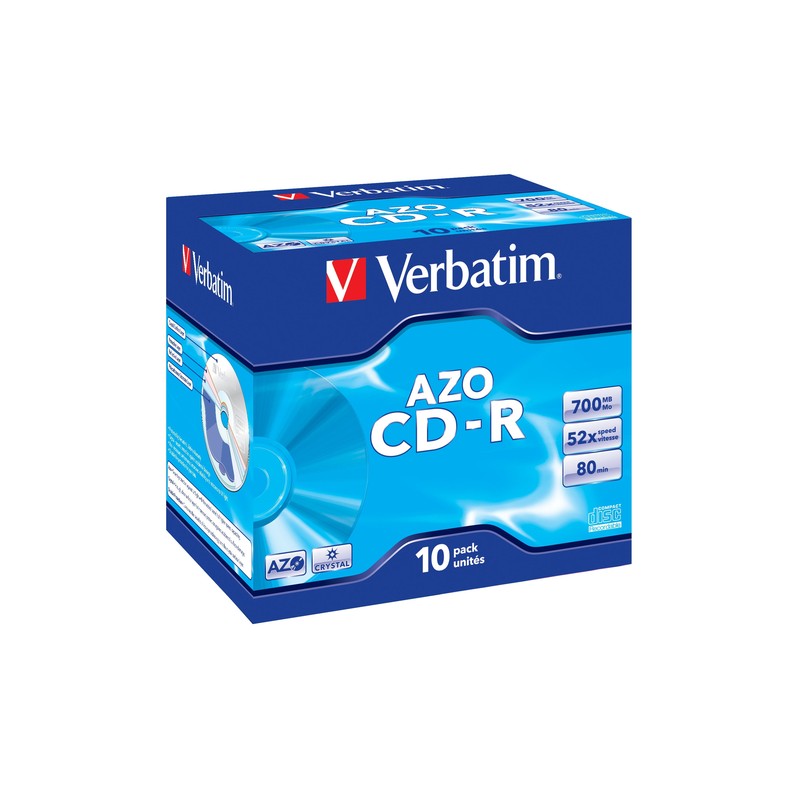 Verbatim CD-R AZO Crystal 700 MB 10 pc(s)